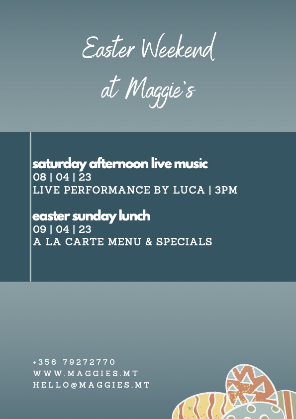 EVENTS Maggie's Restaurant in Sliema